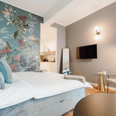Апартаменты City-studio Im Innenhof Mit Boxspring-bett Und Community-raum