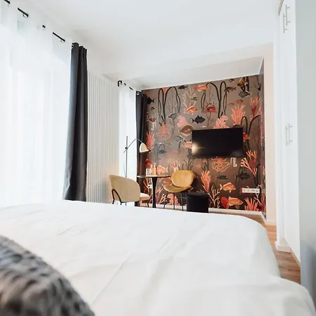 City-studio Im Innenhof Mit Boxspring-bett Und Community-raum Апартаменты Мюнстер