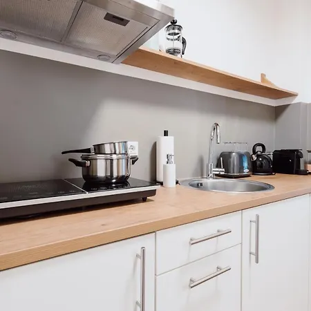 City-studio Im Innenhof Mit Boxspring-bett Und Community-raum Διαμέρισμα Μούνστερ