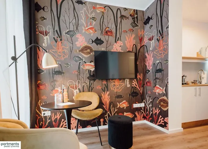 Appartement City-studio Im Innenhof Mit Boxspring-bett Und Community-raum