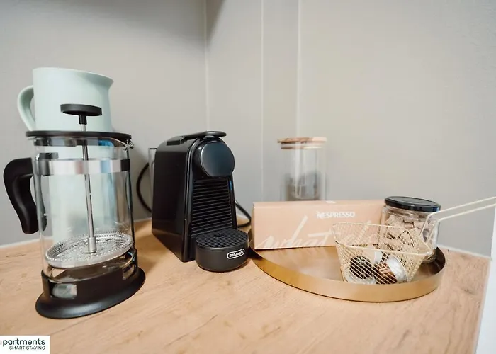 Appartement City-studio Im Innenhof Mit Boxspring-bett Und Community-raum