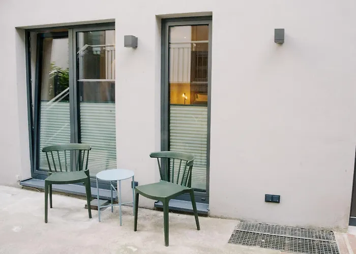 City-studio Im Innenhof Mit Boxspring-bett Und Community-raum Apartment