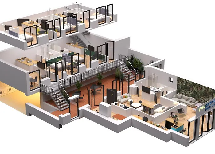 City-studio Im Innenhof Mit Boxspring-bett Und Community-raum Appartement Munster (North Rhine-Westphalia)